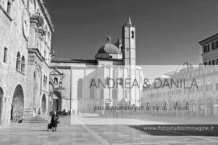 ROBERTO&SERENA …..passeggiando per le vie di Ascoli.