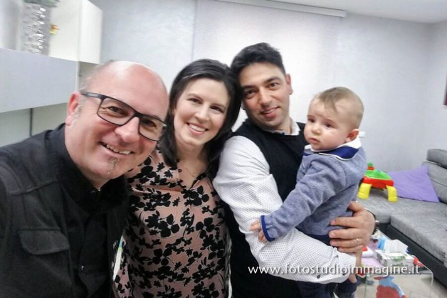 Tantissimi auguri a Laura e Paolo per il battesimo del loro piccolo Diego.