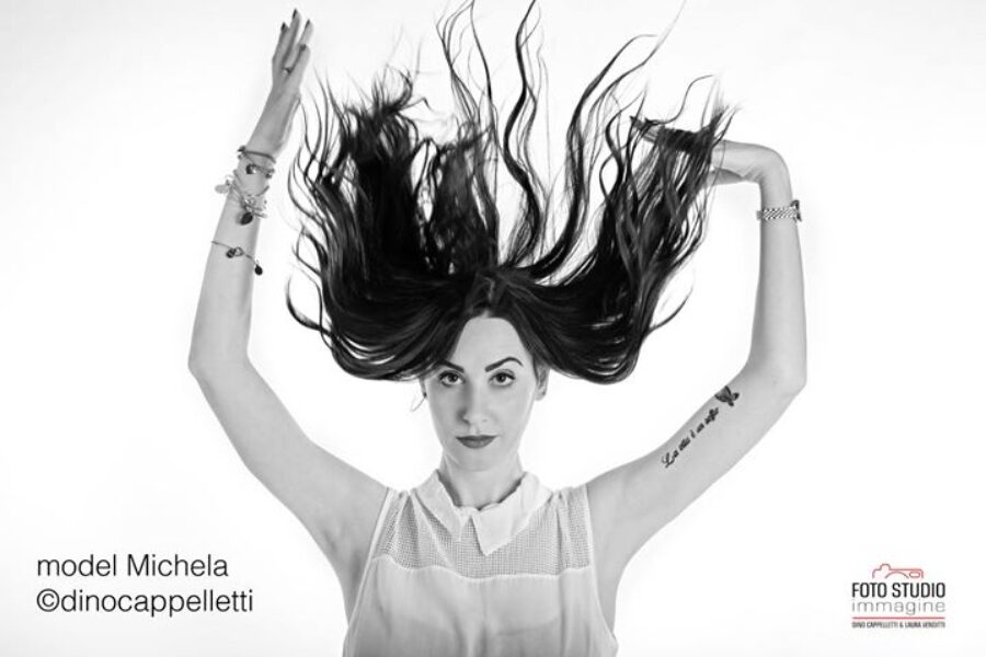 Michela Mici Muscella fashion model 😎🎥🎬📷😃#fashion #model #michela #italia #shooting #studio #portrait #capelli #hair #fotostudioimmagine #grottammare